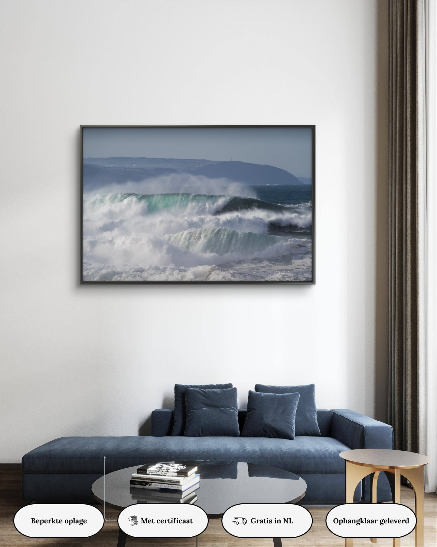Dibond print: "De immense kracht van water"