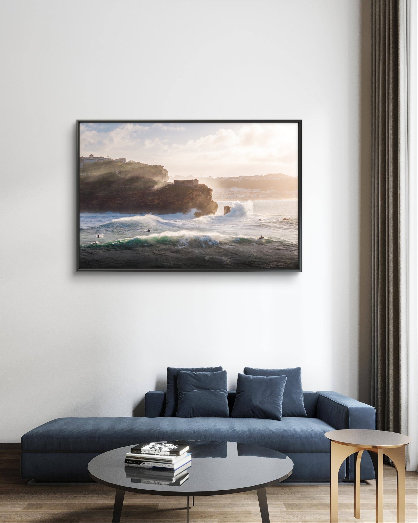 Dibond print: "De magie van Nazaré"