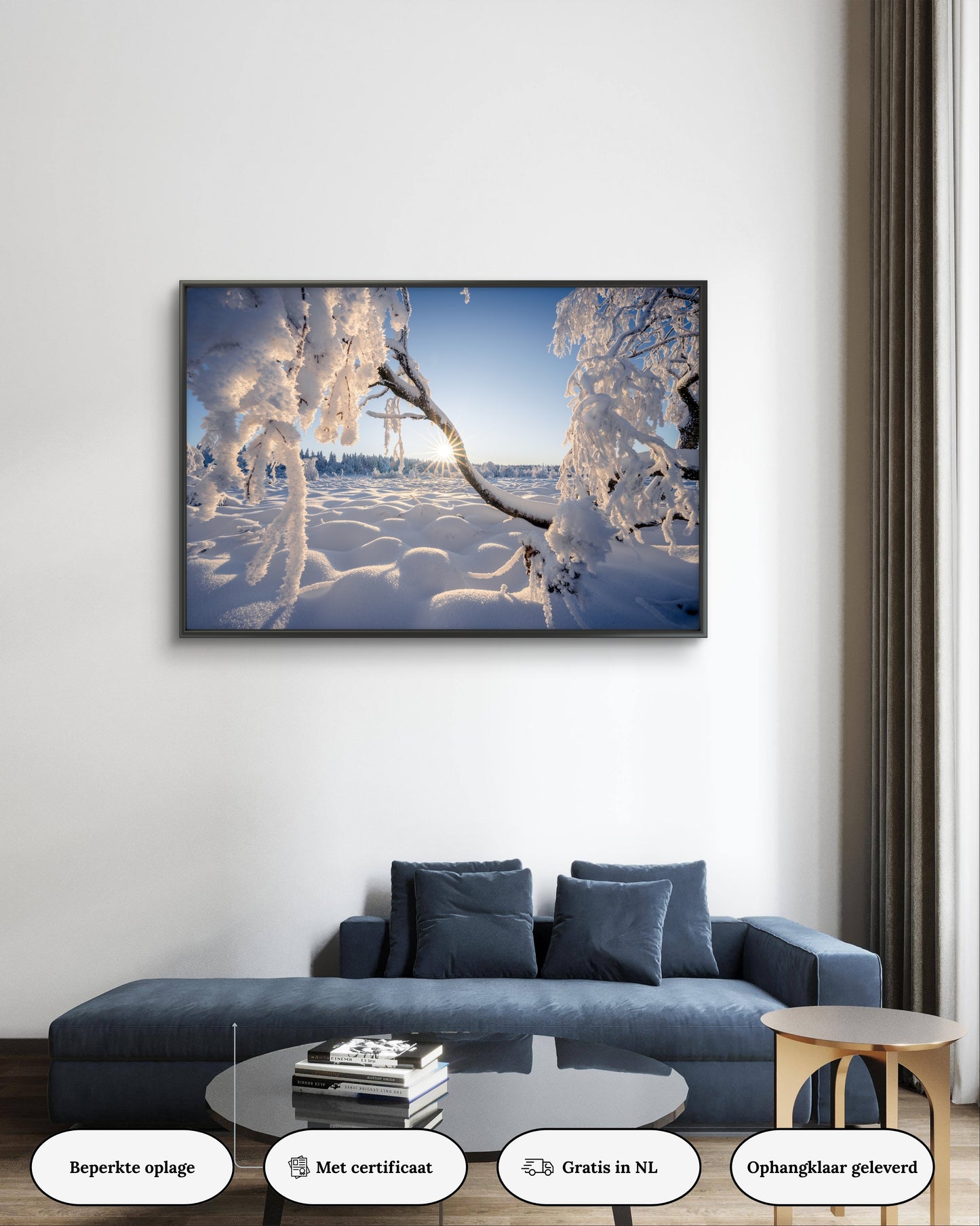 Dibond print: "De verfrissing van de winter"