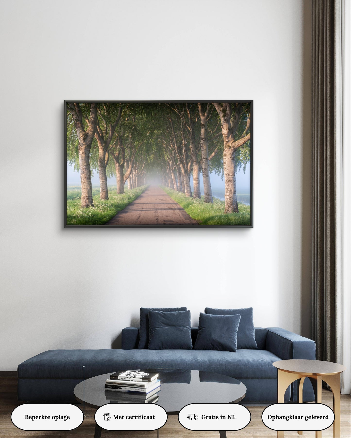 Dibond print: "De weg naar innerlijke rust"