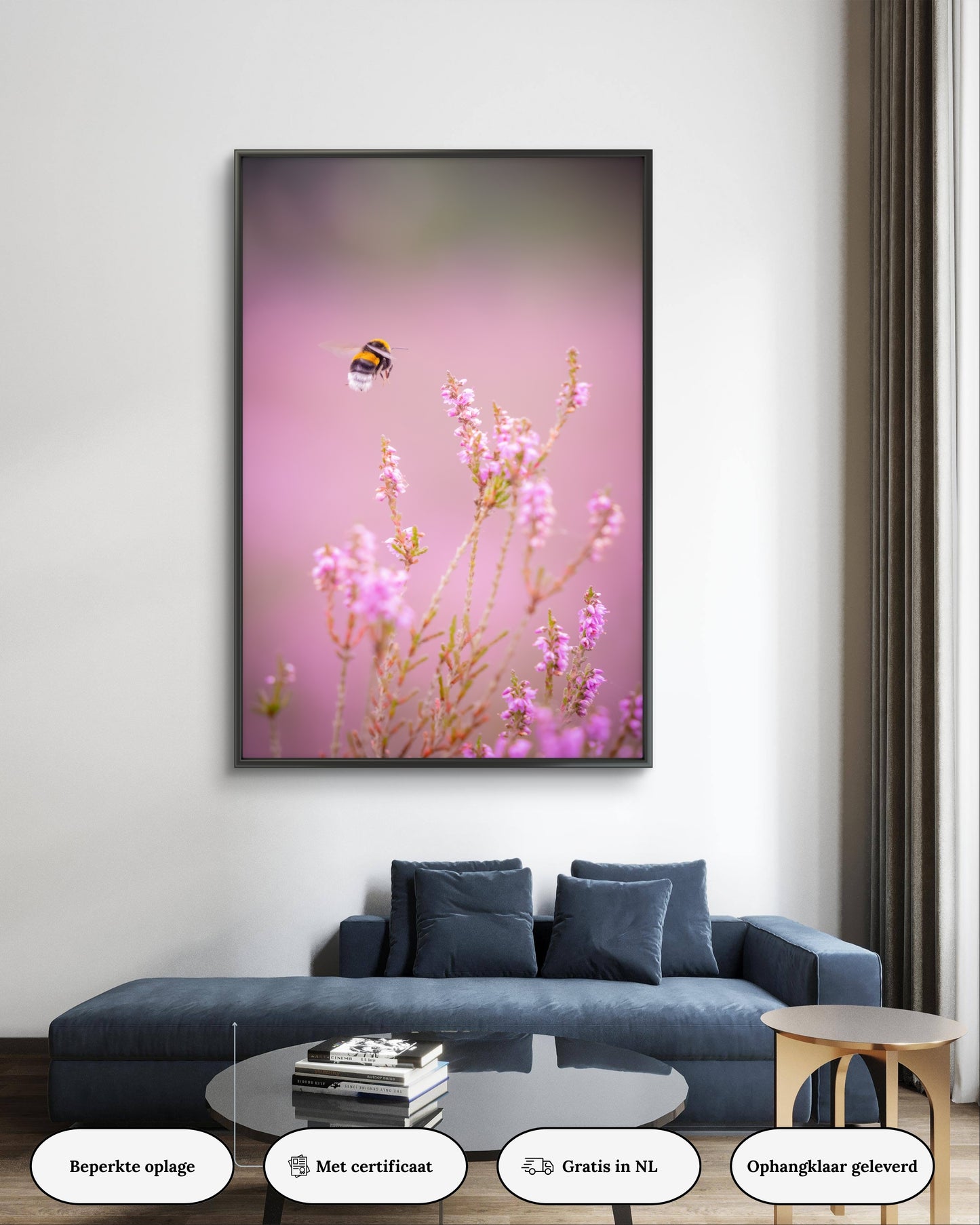 A bumblebee on the heath