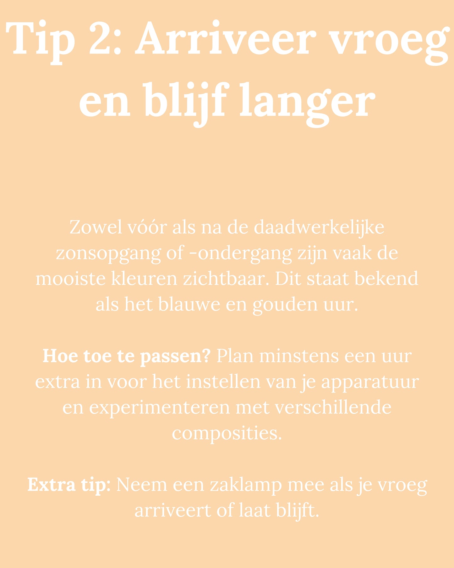E-book: "10 tips om indrukwekkende zonsondergangen & zonsopkomsten vast te leggen"