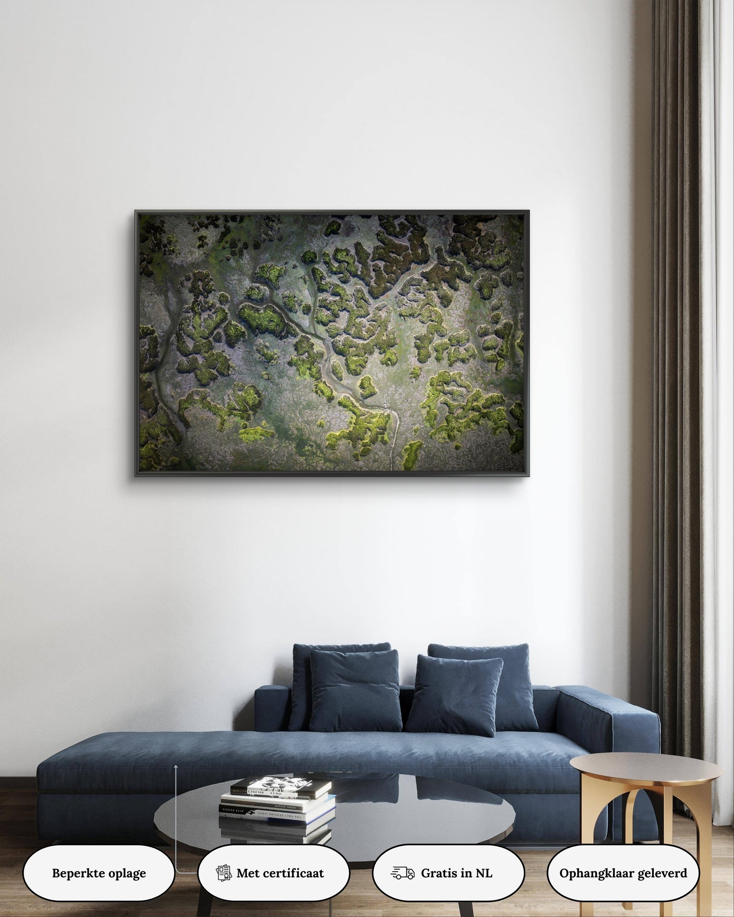 Dibond print: "Kunst van de zeebodem"
