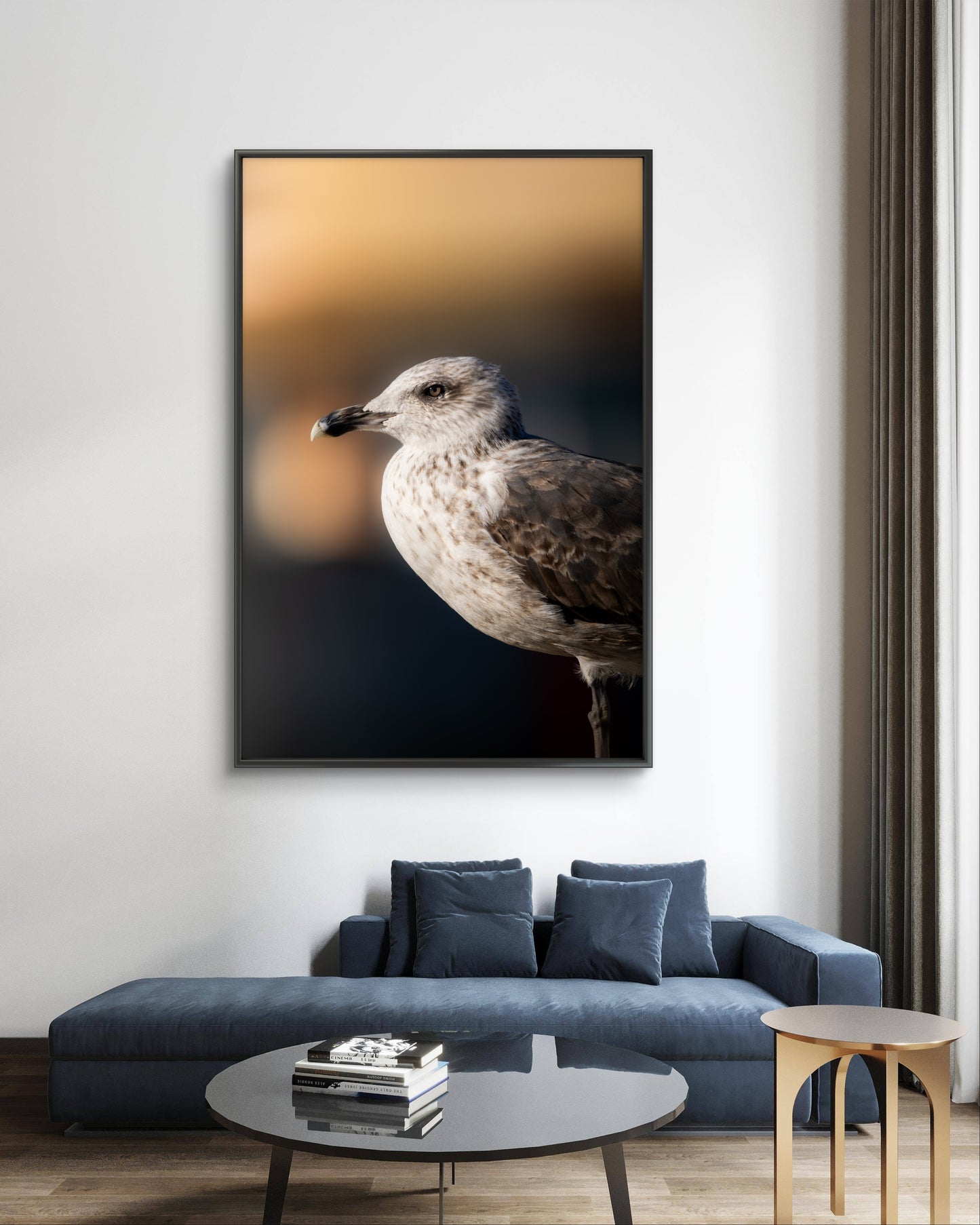 Dibond print: "De witte wachter"