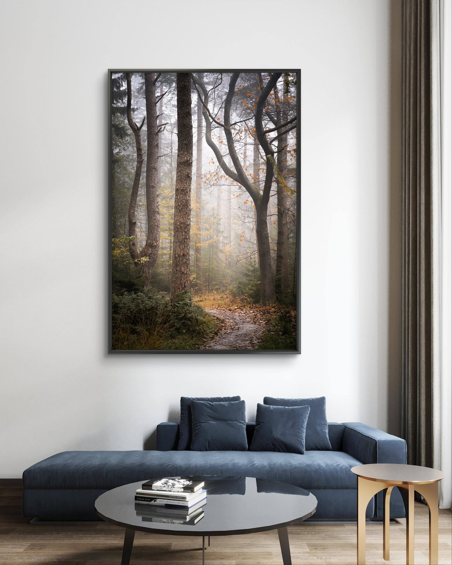 Dibond print: "Het mystieke bospad"