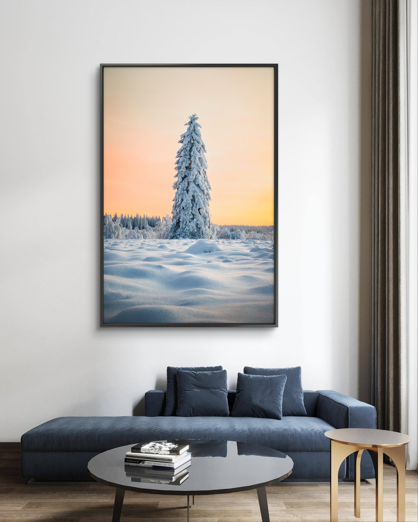 Dibond print: "Waar warmte en kou in harmonie zijn"