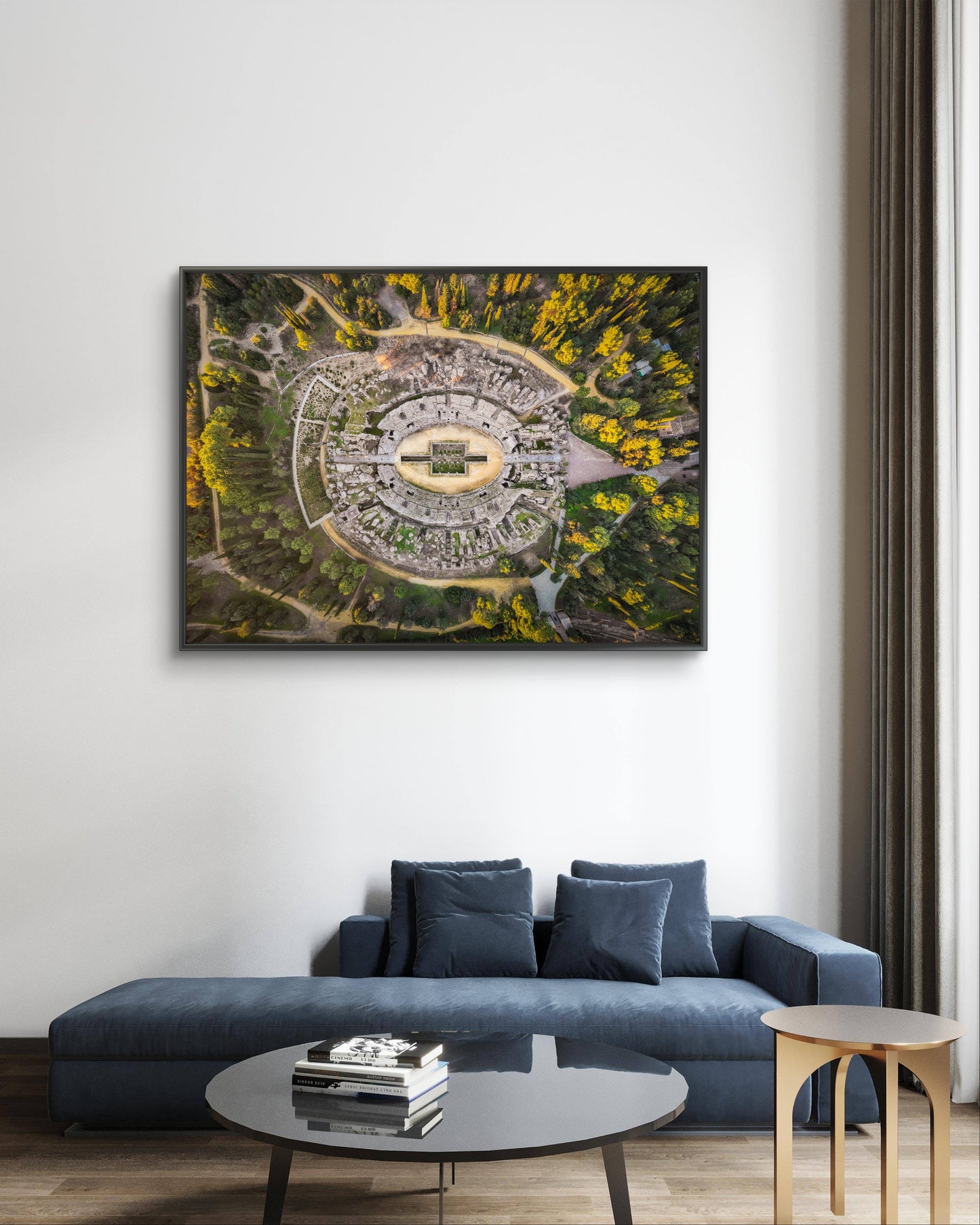 Dibond print: "Oeroud amfitheater Spanje"