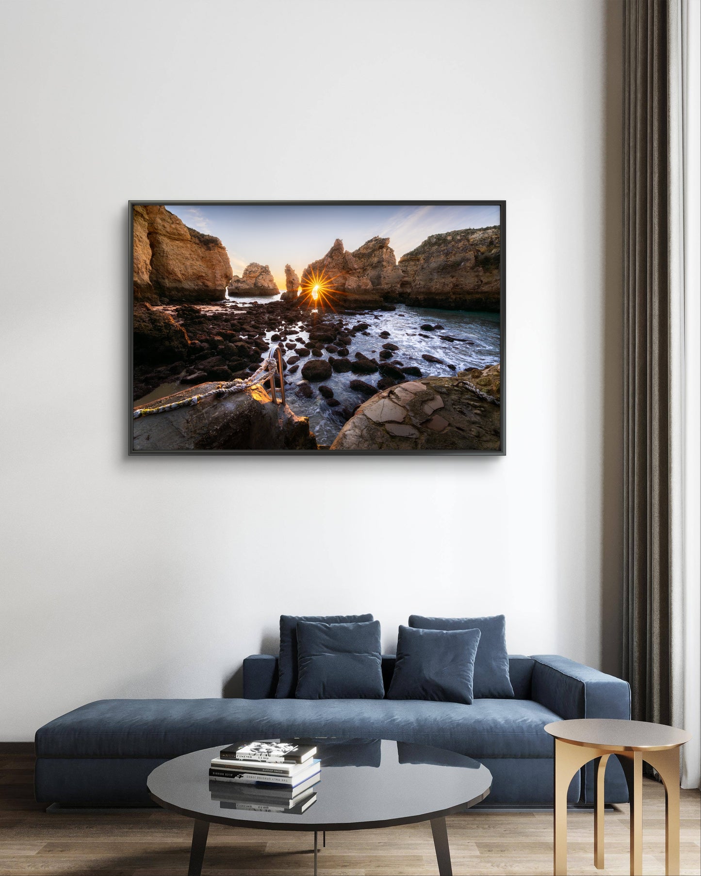 Dibond print: "Zonsopkomst Ponta da piedade"