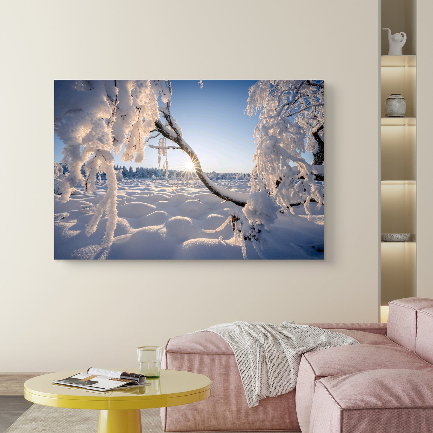 Dibond print: "De verfrissing van de winter"
