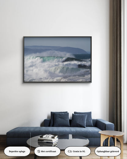 Dibond print: "De immense kracht van water"