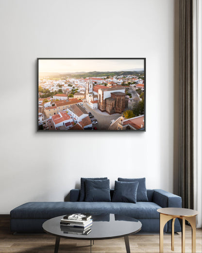 Dibond print: "De kerk van Silves"