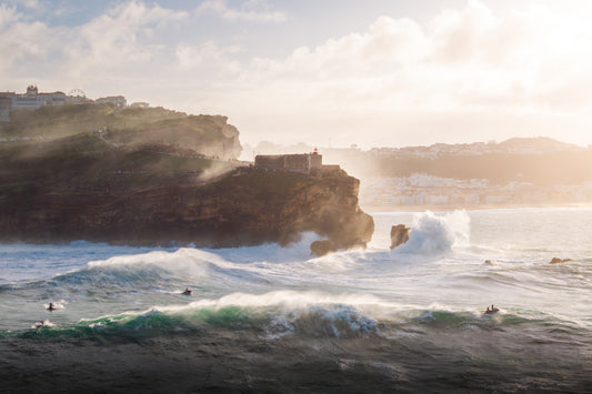 Dibond print: "De magie van Nazaré"