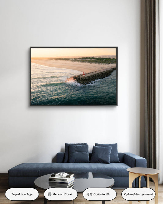 Dibond print: "De rust aan de atlantische oceaan"