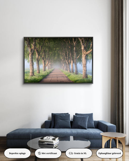 Dibond print: "De weg naar innerlijke rust"