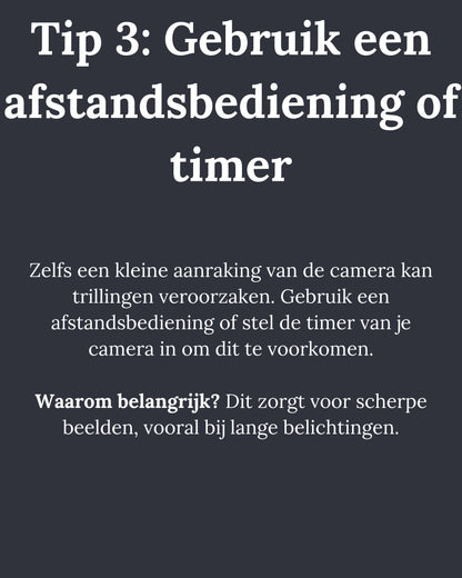 E-book: "10 Tips voor adembenemende nachtfotografie in de natuur"