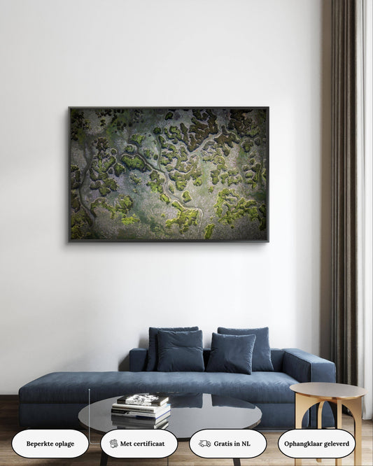 Dibond print: "Kunst van de zeebodem"