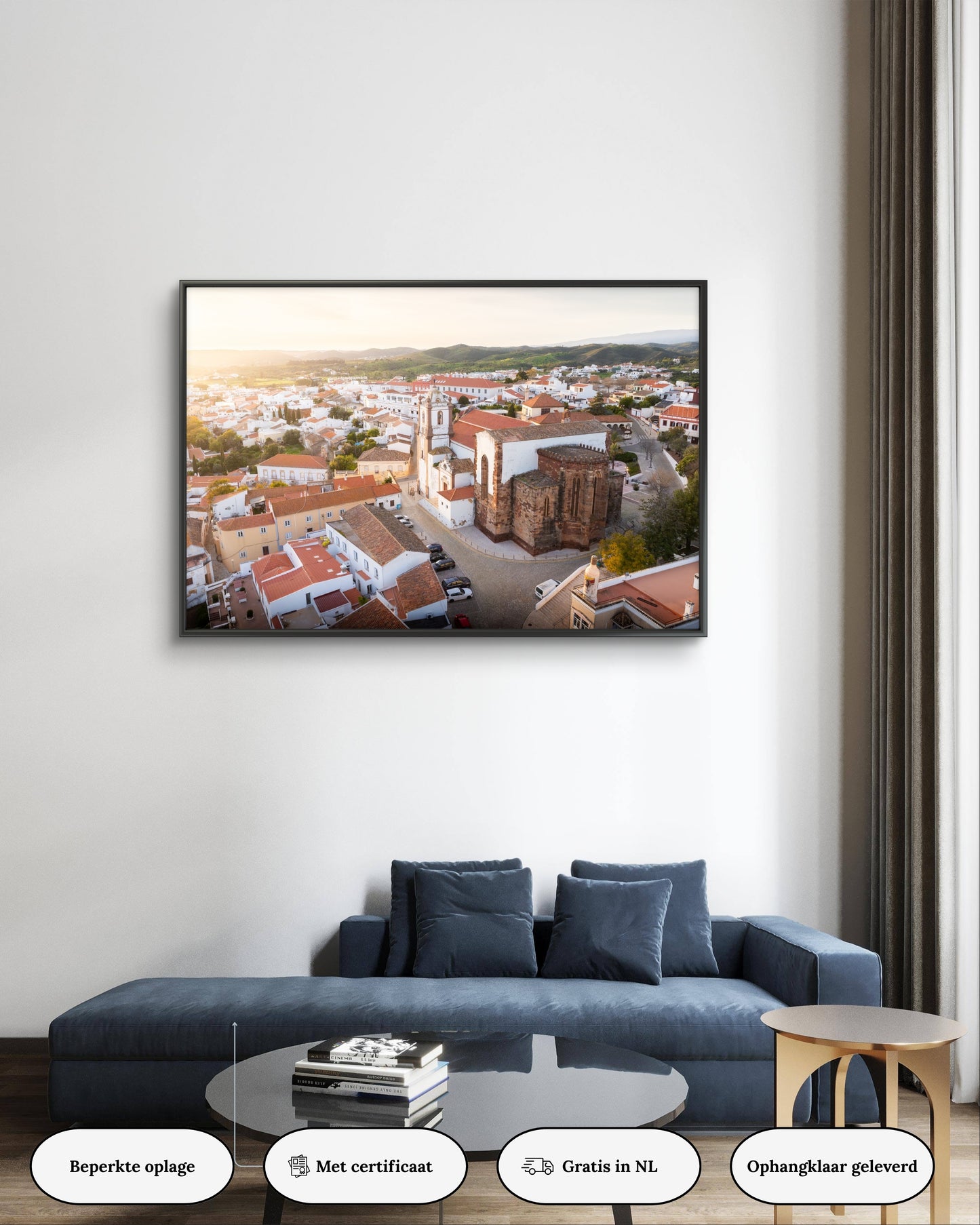 Dibond print: "De kerk van Silves"