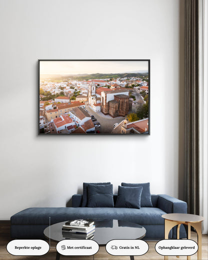 Dibond print: "De kerk van Silves"