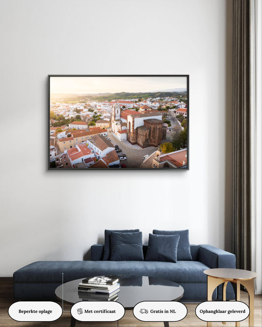 Dibond print: "De kerk van Silves"