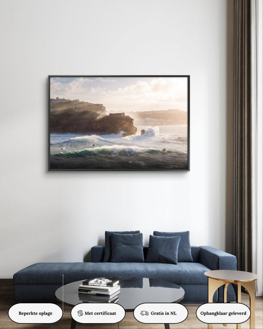 Dibond print: "De magie van Nazaré"