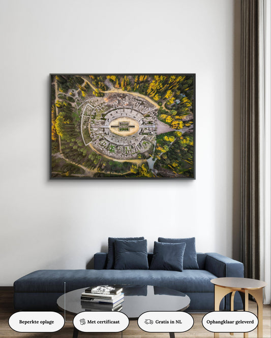 Dibond print: "Oeroud amfitheater Spanje"