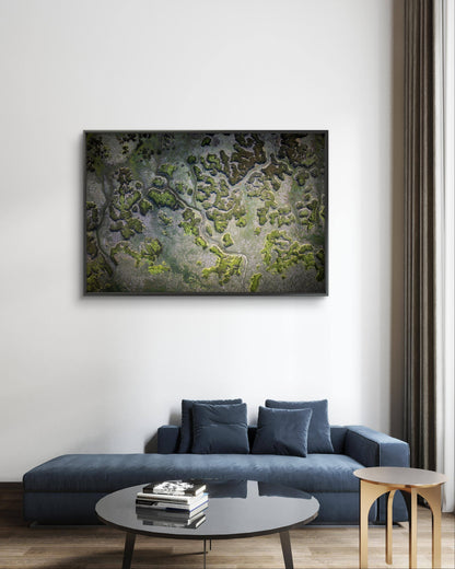 Dibond print: "Kunst van de zeebodem"